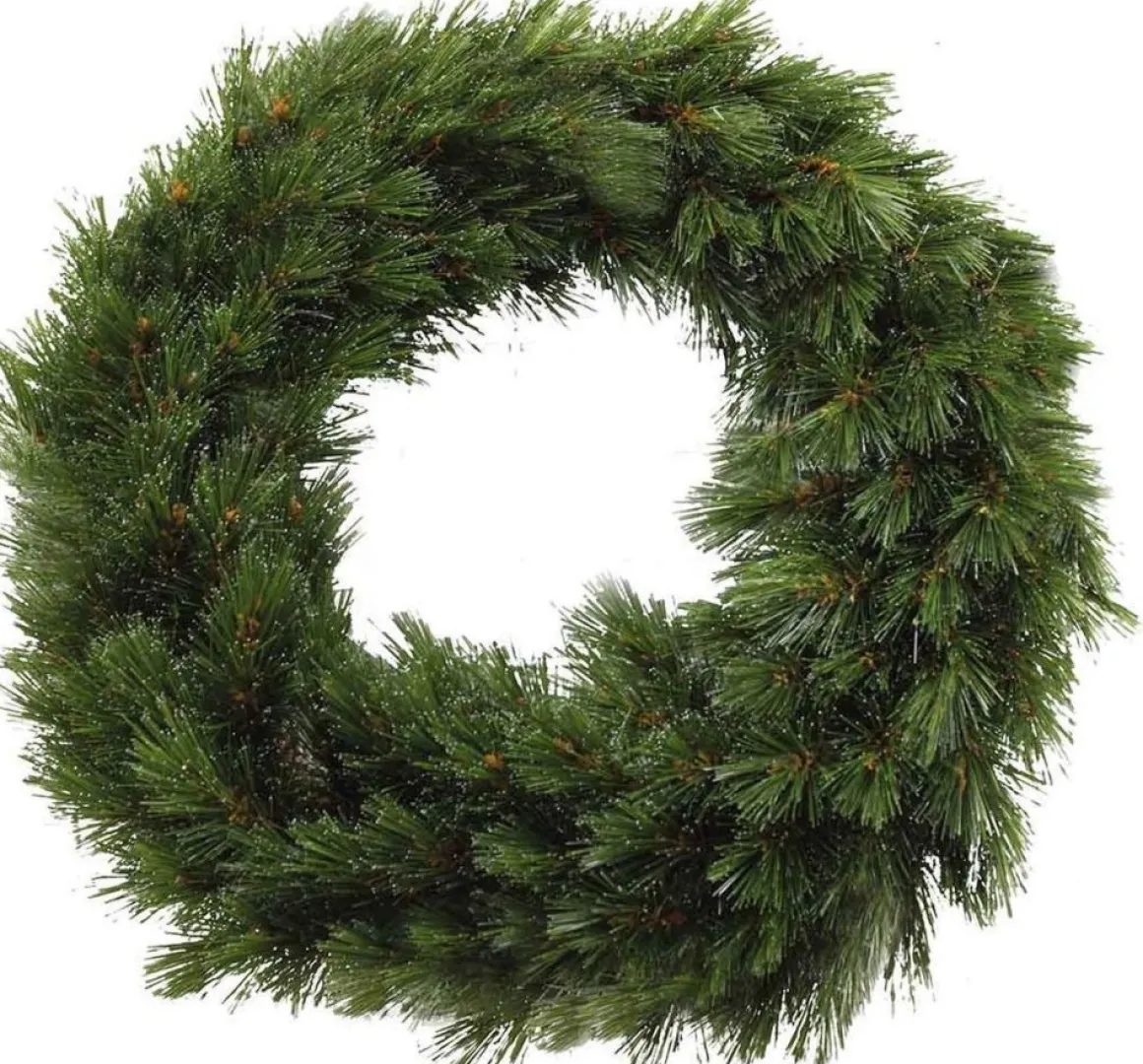 Triumph Tree Forest Frosted Kerstkrans - O60 Cm - Groen Flash Sale