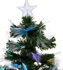 Arte r Kunstkerstbomen^Tweedekans Kunst Kerstboom - Fiber - Met Verlichting - H90 Cm