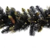 A Perfect Christmas Verlichte Guirlande "Shimmery Golden Black Bristle" - L274 Cm - Met Verlichting En Gouden Glitter Best Sale