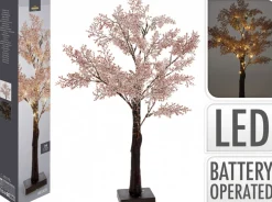 Ambiance Verlichte Kerstfiguren^Verlichte Kerstboom - Met 29 Led - Hoogte 60 Cm