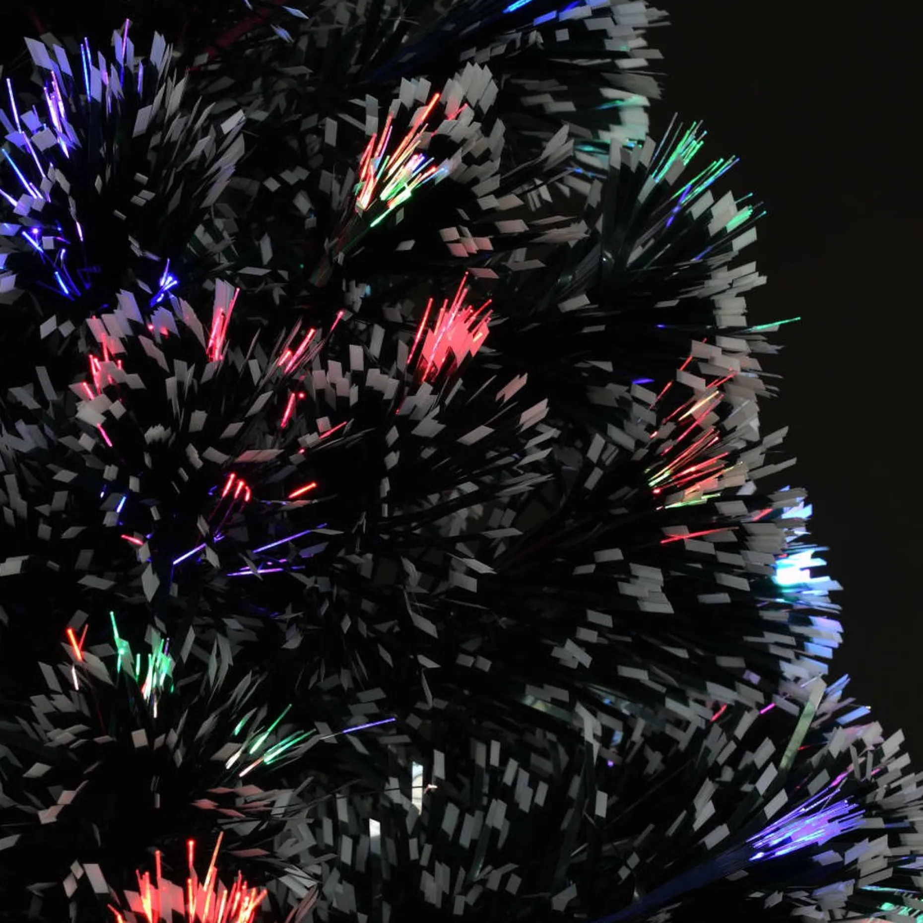 VidaLife Kunstkerstbomen^ Kunstkerstboom Met Standaard/Led 120 Cm Glasvezel