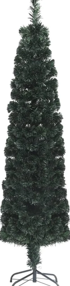 VidaLife Kunstkerstbomen^ Kunstkerstboom Met Standaard Smal 240 Cm Glasvezel