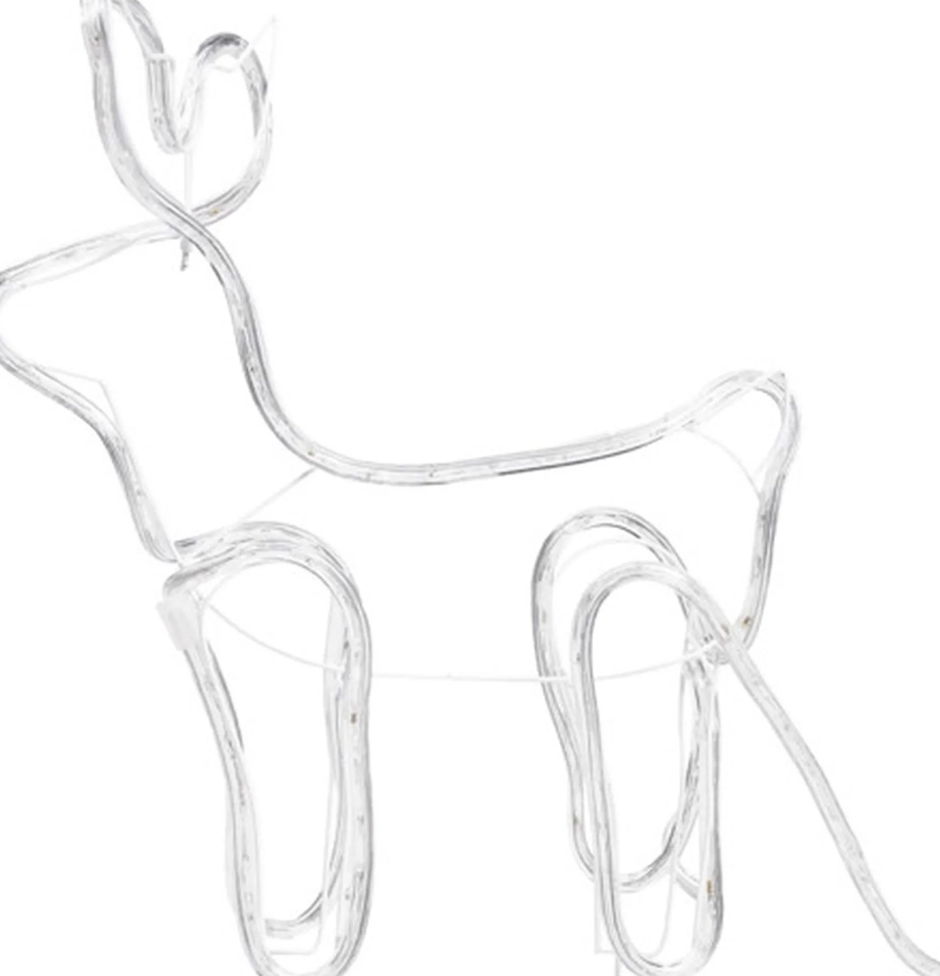 vidaXL Verlichte Kerstfiguren^ Buitenkerstversiering Rendier En Slee 576 Led's