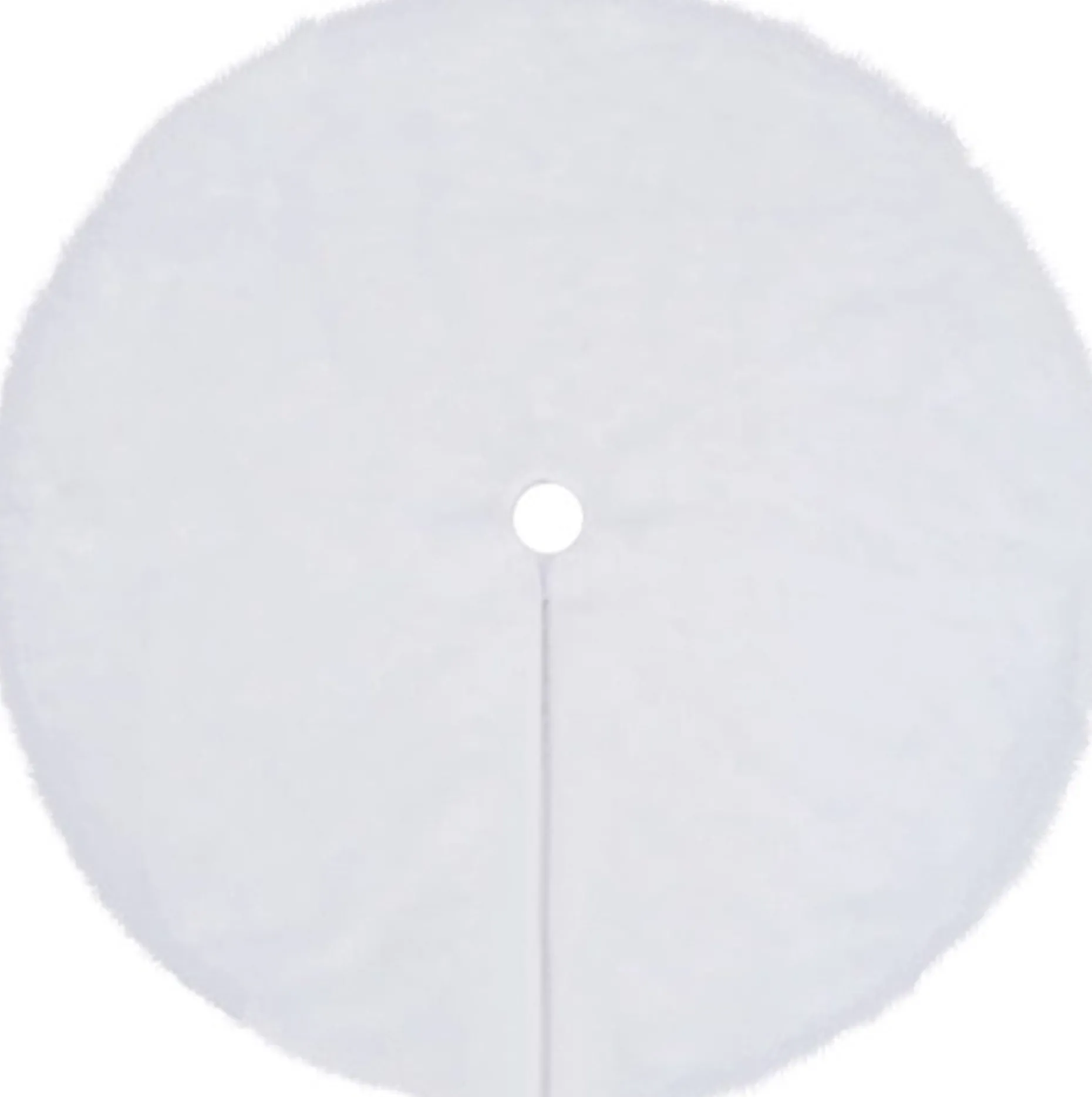 vidaXL Kerstboomstandaarden^ Kerstboomrok 90 Cm Kunstbont Wit