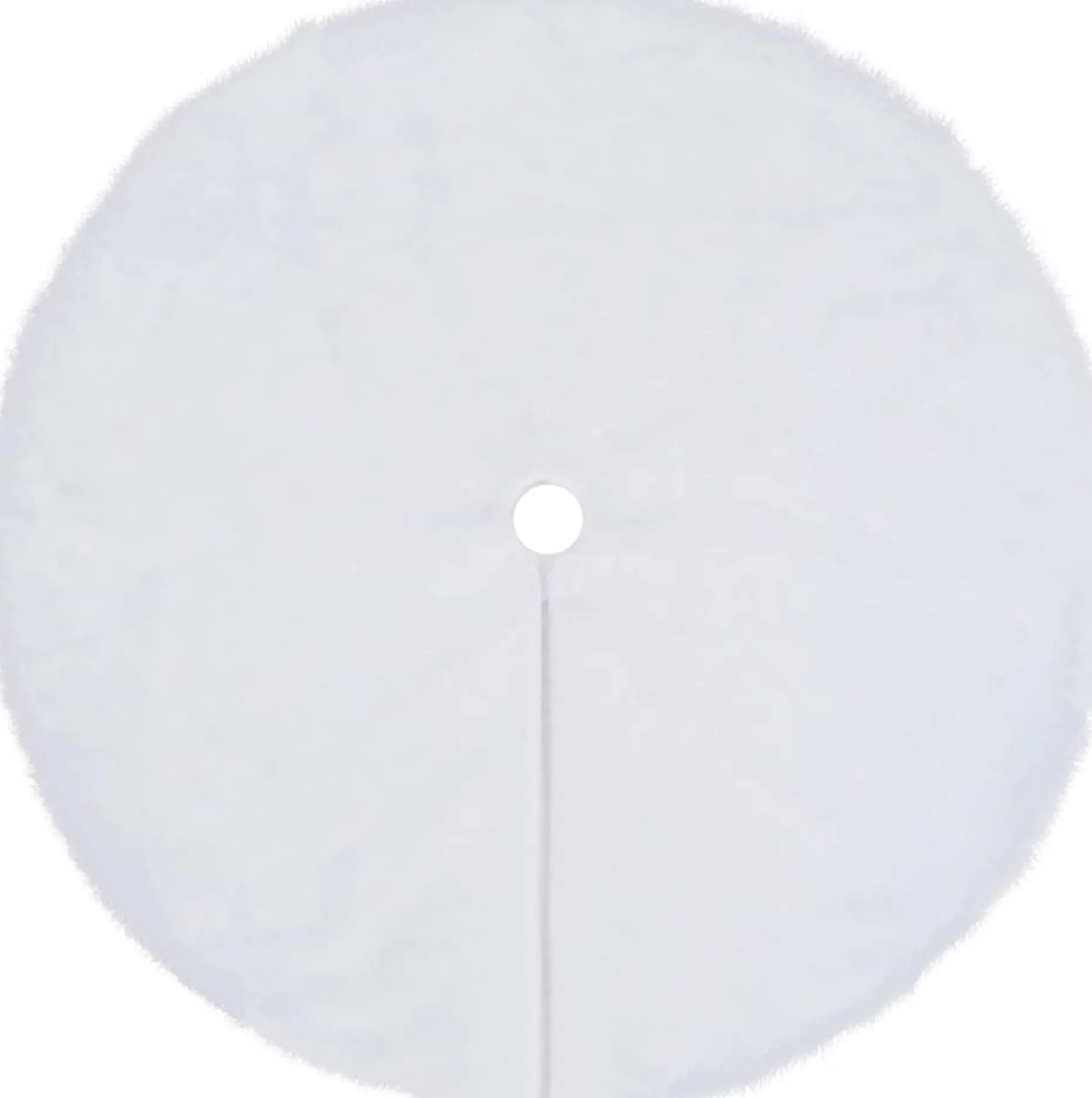 vidaXL Kerstboomstandaarden^ Kerstboomrok 90 Cm Kunstbont Wit
