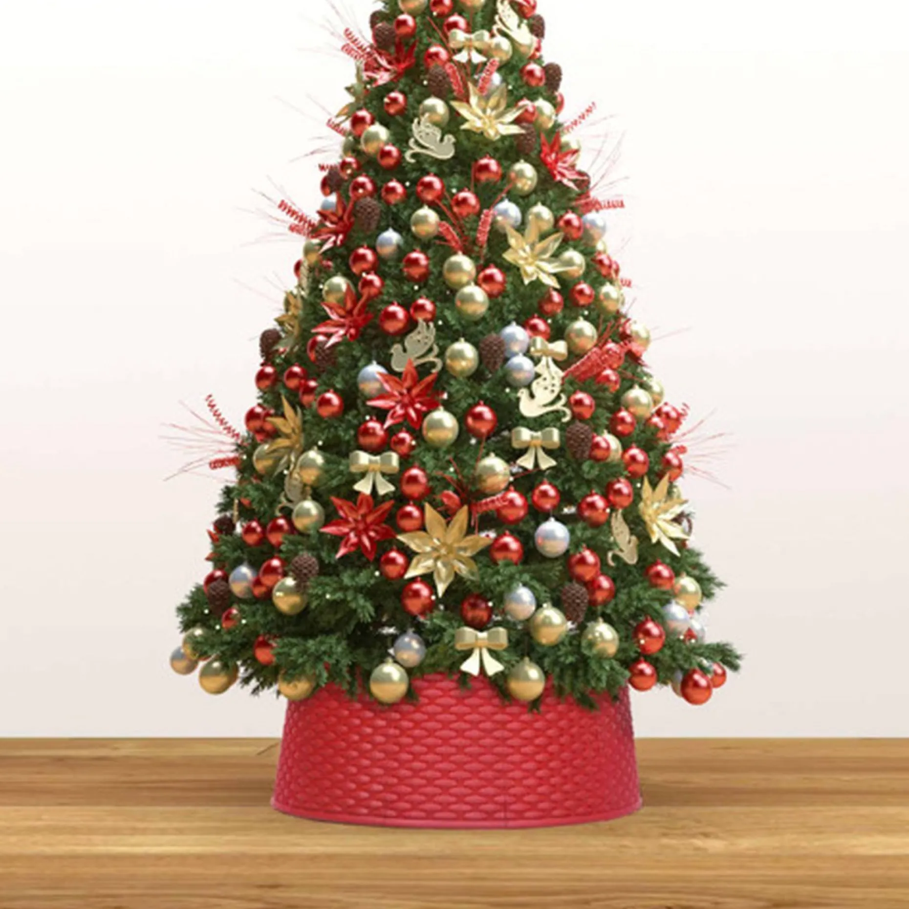 vidaXL Kerstboomstandaarden^ Kerstboomrok O65X19,5 Cm
