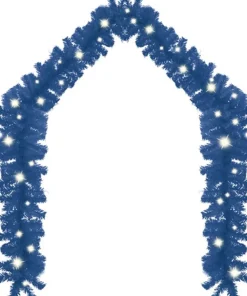 vidaXL Kerstslinger Met Led-Lampjes 5 M Blauw Best