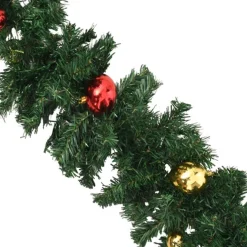 vidaXL Kerstslinger Versierd Met Kerstballen 5 M Clearance