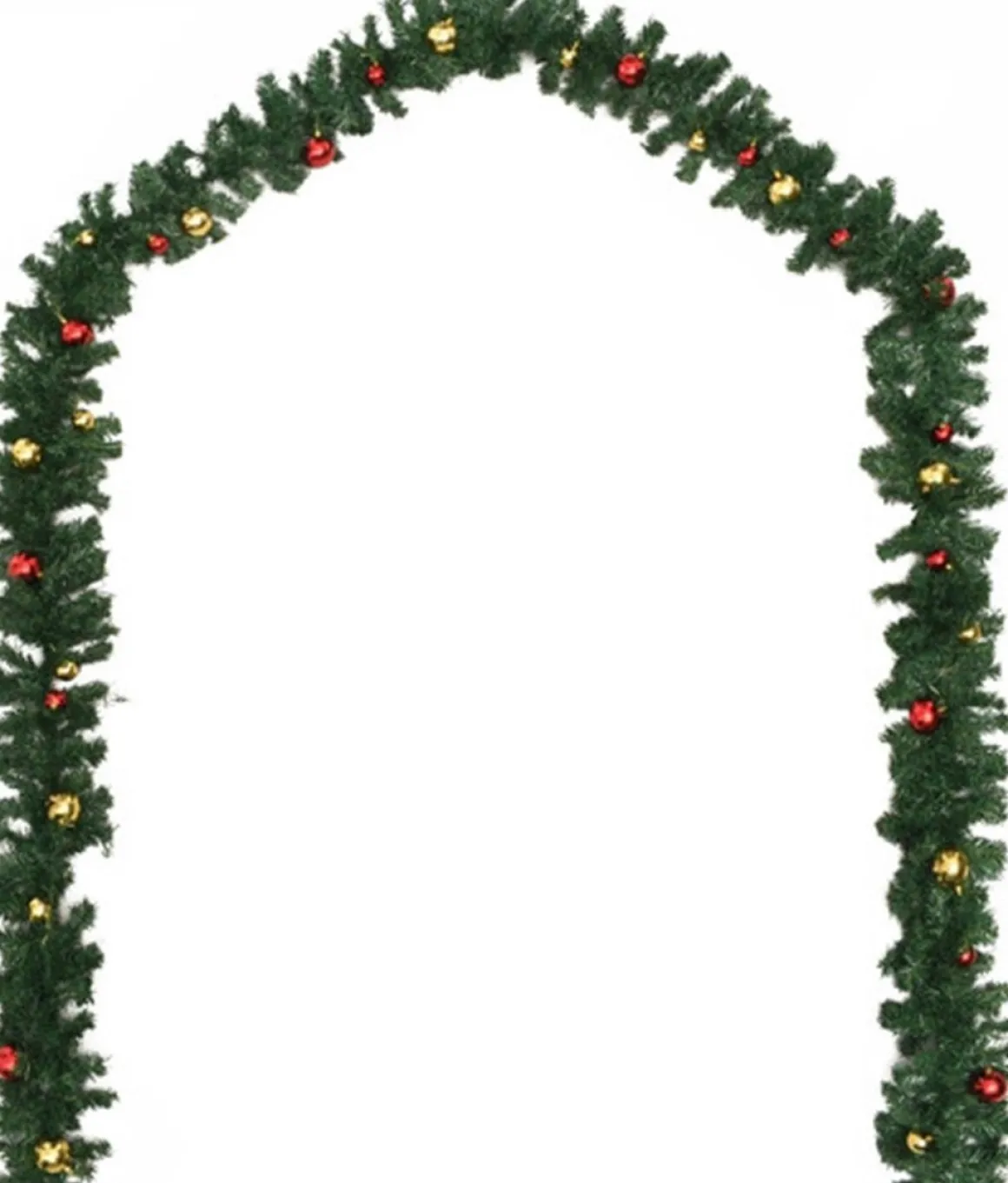 vidaXL Kerstslinger Versierd Met Kerstballen 5 M Clearance