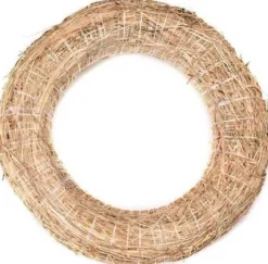 Merkloos 2X Decoratie Krans Van Stro 40 Cm - Diy Kransen Maken - Kerst Deurkrans - Herfststukje Maken Discount