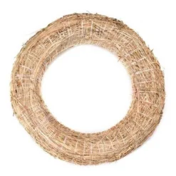 Merkloos 2X Decoratie Krans Van Stro 30 Cm - Diy Kransen Maken - Kerst Deurkrans - Herfststukje Maken Cheap