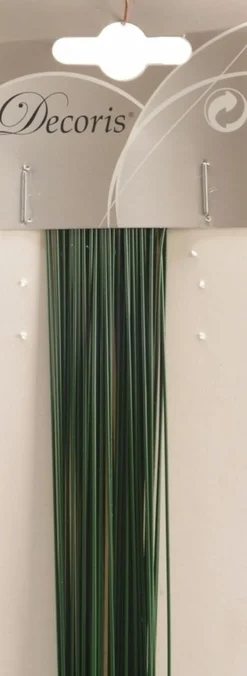 Decoris 128X Kerststukjes Ijzerdraad/Binddraad Groen 0,8 X 400 Mm Best